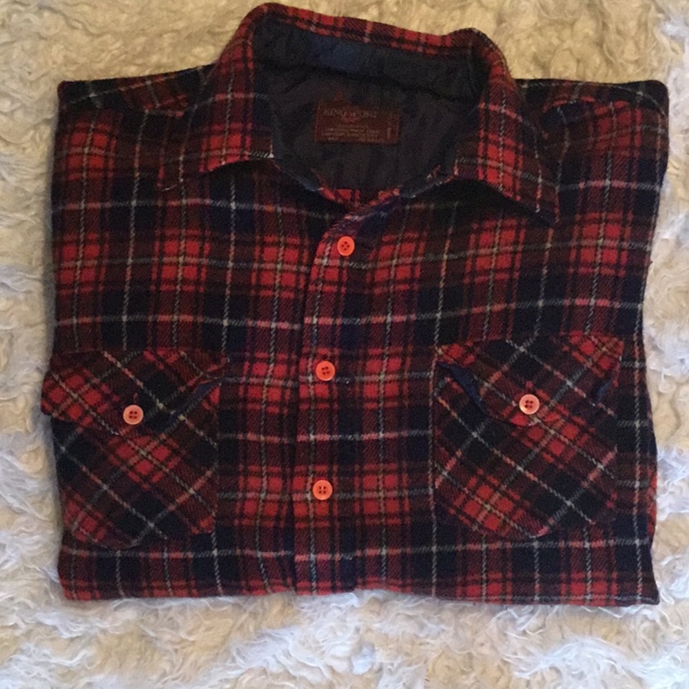Vintage 70s Kingsport Flannel SZ Med